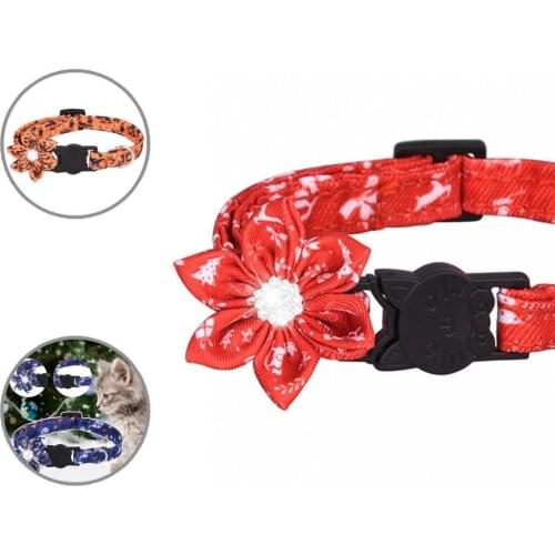 Wear-resistant Fabric Festival Decoration Pet Collar Pet Accessories