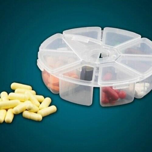 8/10/15 Grid Fishing Clear Storage Box Transparent Fish Hook Organizer Plastic Jewelry Container
