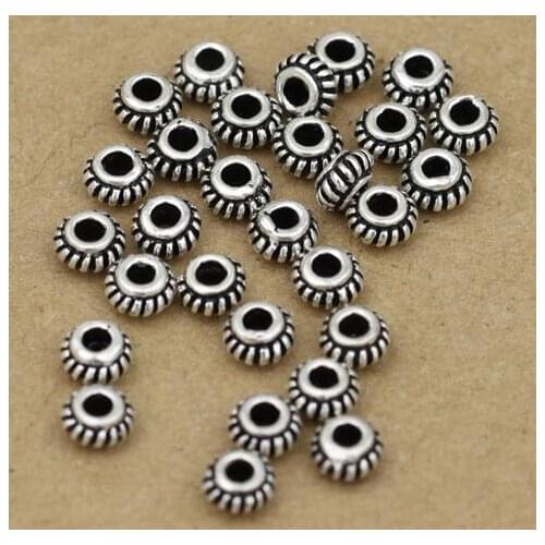 925 Silver Jewelry Spacers Real Sterling Silver Jewelry Beads Pure Silver Jewelry Small Beads