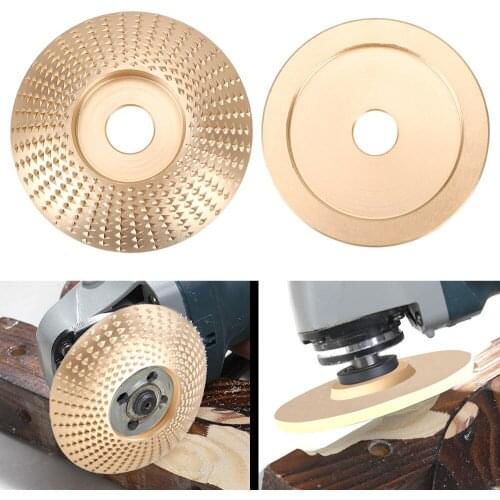 Sanding Wood Carving Tool For Angle Grinder 4 inch Bore Wood Grinding Wheel Rotary Disc Abrasive Disc Tool