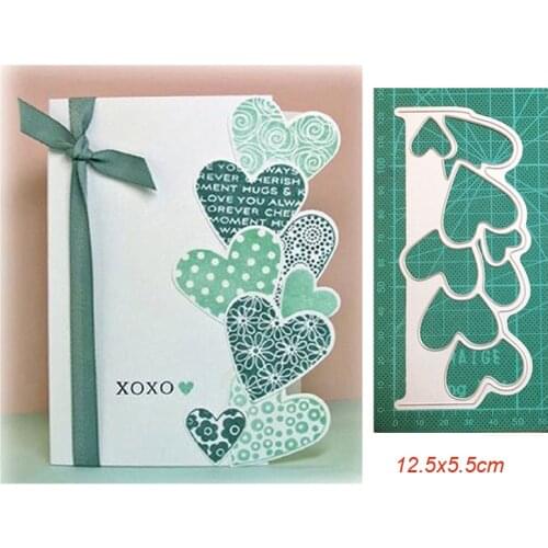 Craft dies metal cutting dies cut die mold heart strip border Scrapbooking die craft paper knife mould blade punch stencils dies