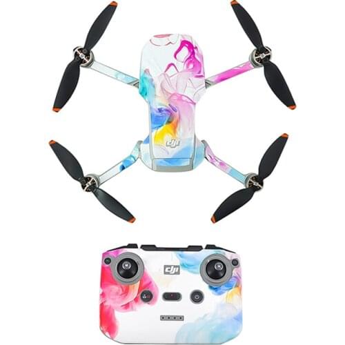 STARTRC Dji Mini 2 Sticker Full Body PVC Mavic Mini 2 Sticker Remote Control Battery Protector Scratch-proof ​Dji Mini 2 Skin