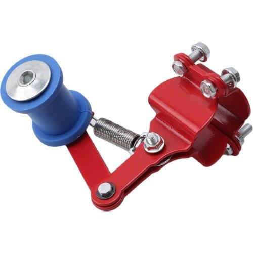Universal Aluminum Motorcycle Chain Tensioner Adjuster Roller Tools Modified Accessories For Dirt Pit Bike ATV Motocross 2021