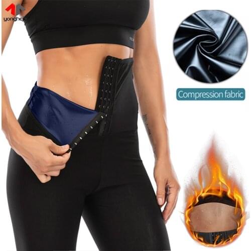 YongheJia Body Shaper Sweat Sauna Pants Sauna Tops Thermo Slimming Vest Fitness Control Waist Trainer Slimming Shapewear Women