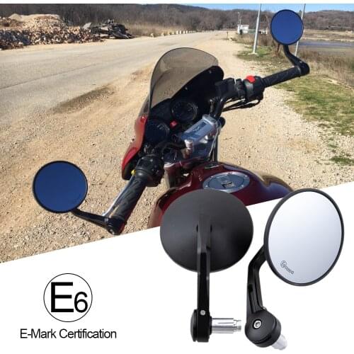Motorcycle Handlebar Mirror Rearview Motorcycle Bar End Mirror For Honda cb500x pcx msx 125 shadow r1200gs For Yamaha MT09 07