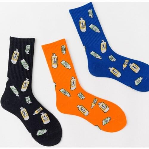 Female Autumn And Winter Tube Skateboard Hip Hop Street Tide Brand Ins New Personality Men And Women Couple Socks Fashion Trend