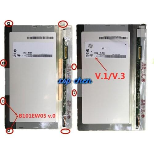 Free shipping 10.1inch For Acer Iconia Tab A500 B101EW05 V.1 B101EW05 V1 LCD Screen Display