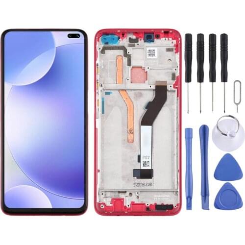 LCD Screen and Digitizer Full Assembly with Frame for Xiaomi Redmi K30, 4G Version