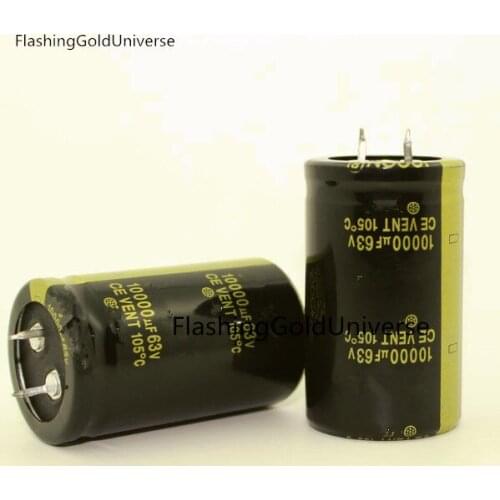 10PCS/LOT 10000uF63V 63V10000uF Electrolytic Capacitor 30x50MM best quality