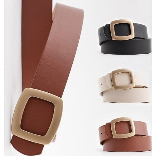 2020 NEW Womens coat belt Fashion Spring and summer dress belt PU Leather waistband Jeans belt