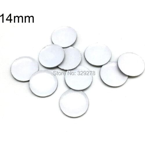 50pcs/lot 14mm Emblem badge for Vol kswagen for seat for sko da for chevrolet car key logo folding flip remote key shell sticker