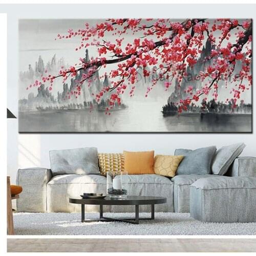 Large DIY diamant painting diamond Embroidery sale china Plum landscape Full rhinestone 5D Diamond painting ,mosaic,YG1797