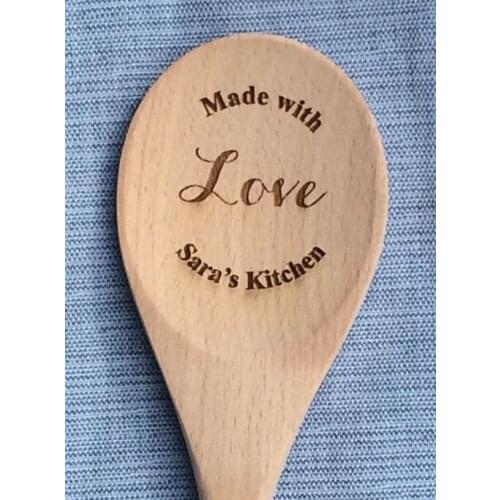 Personalized bridal shower Wooden spoons Rustic Wedding birthday party favors company gifts kitchen decor