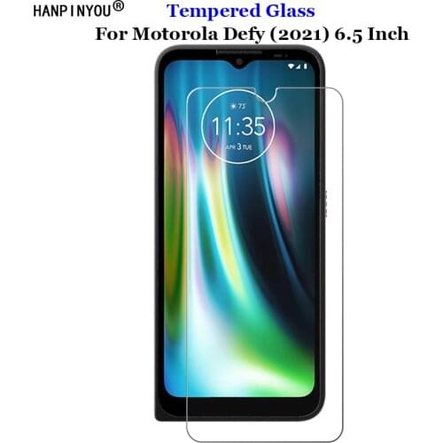 For Motorola Defy (2021) 6.5" Clear Tempered Glass 9H 2.5D Premium Screen Protector Protection Film