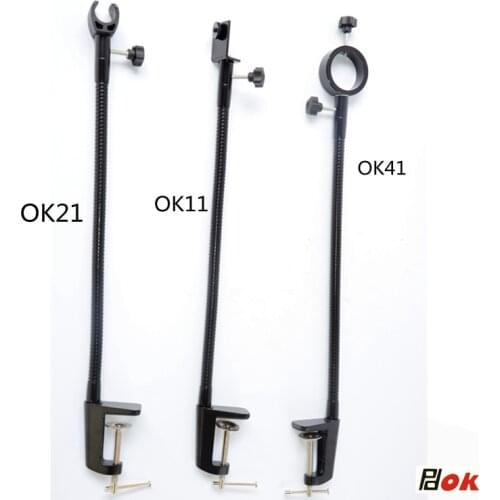 Camera Gooseneck Arm Flex Clamp Arm Stand for Microscope,Industrial Camera and Flashlight Mount Adjustable Clip Arm Neck Tripod