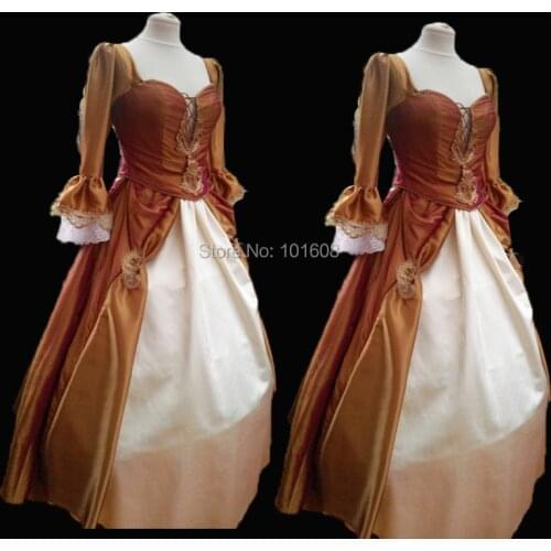 Tailored!Retro Rococo Colonial Georgian 18th Marie Antoinette Day Court gown Dresses Historical Reenactment Theatre dress HL-544