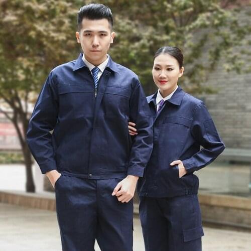 Construction workers site overalls cotton suit mens machine repair auto factory uniform custom labor insurance clothing