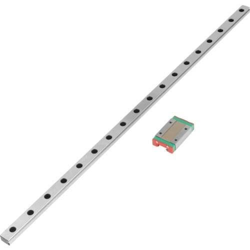 17.7inch 1pc Linear Rail Carriage MGN12H Miniature Linear Rail Guide 450mm Length 12mm Width + Slide Block Slide rail