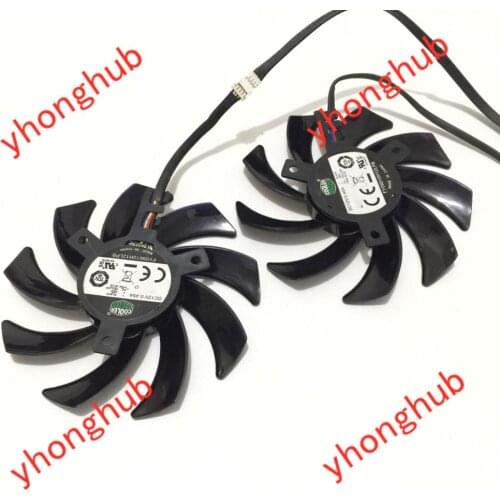 Cooling Master FY09010H12LPB double Fans Server Cpu Fan DC 12V 0.45A Dia. 85mm C.T.C 49x46x26mm 4-Wire