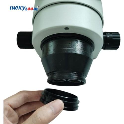 Metal 48mm Ring Adapter For Binocular Trinocular Stereo Zoom Microscope LED Light Source Connector Microscopio Protector Adaptor