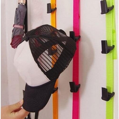 Multifunctional Design Baseball Cap Rack Hat Holder Rack Organizer Storage Door Closet Hanger one piece