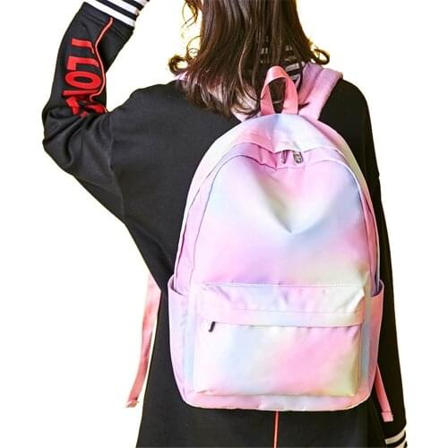 Brand fashion backpack women shoulder Bag School bags for teenager girls casual laptop backpack school travel Mochila rucksack