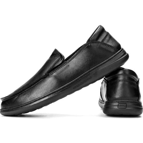 Genuine Leather Men Shoes Luxury Trendy 2021 Casual Slip on Formal Loafers Men Moccasins Black Male Comfortable Driving Shoes