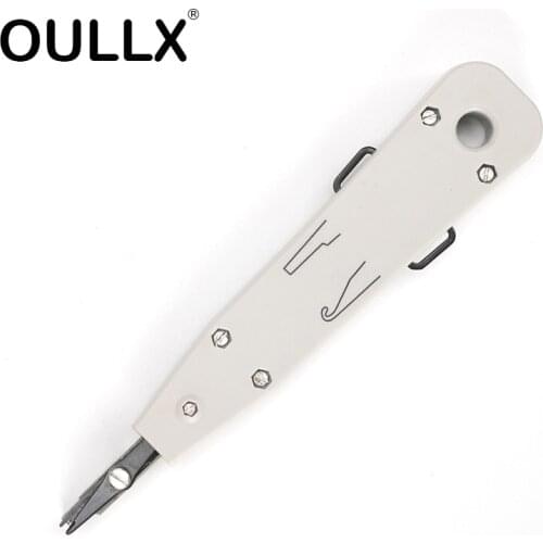 OULLX Wire Stripping Strippe RJ11 RJ45 Telecom Phone Wire Cable Punch Down Network Tool Kit crimping tool Krone Lsa-plus KD-1