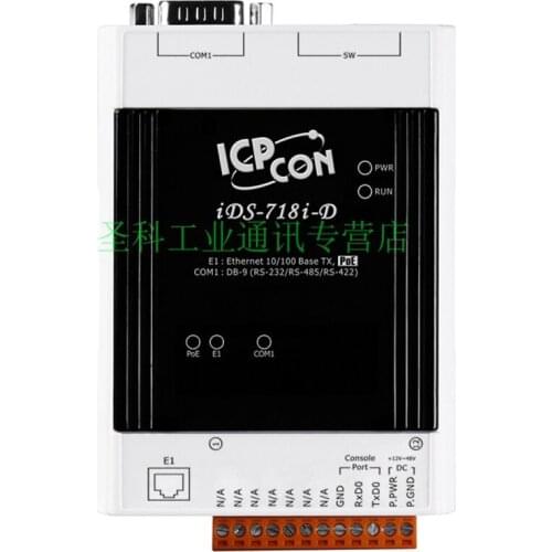 New Original Spot Photo For iDS-718i-D Smart Serial Port To Ethernet Device Server 1 RS-232/422/485