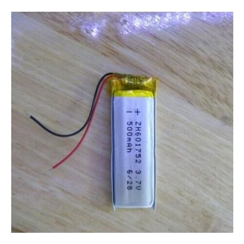 Polymer lithium battery 3.7V recorder pen Bluetooth headset speaker charging 601752PL 500mAh