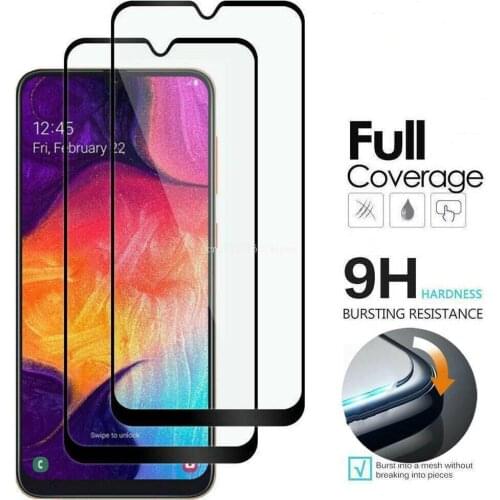 Full cover for samsung galaxy A20S A90 A80 A70 A60 A50 A40 A30 A20 A10 tempered glass phone screen protector protective glass