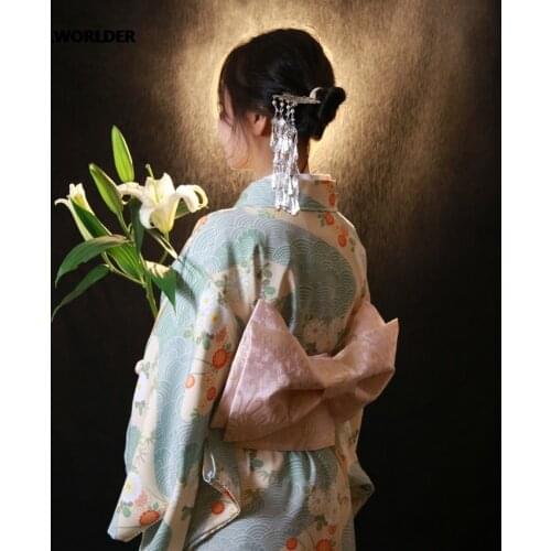 Large Bow Waist Belt Kimono Women Bathrobe Accessories Premium Floral jacquard Customization Girdle
