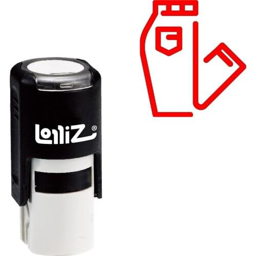 LolliZ Jeans Self-Inking Rubber Stamp - Modern Symbol Series