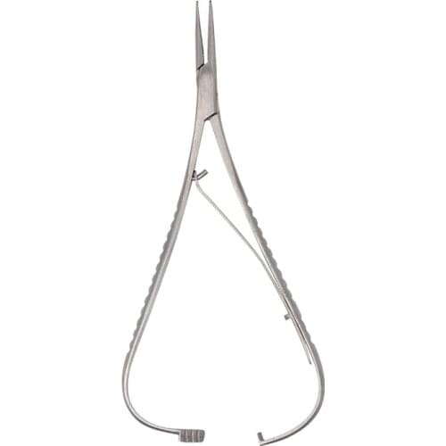 1pc Dental Needle Holder Standard 14cm Forceps Plier Surgical Orthodontic Tweezer Instrument Dental Laboratory Equipment