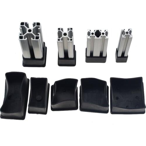 1PC 2020 Rubber Foot Cover Foot 3030 Pad Foot Cover Anti-scratch Rubber Sleeve Base Aluminum Profile 3060 4040