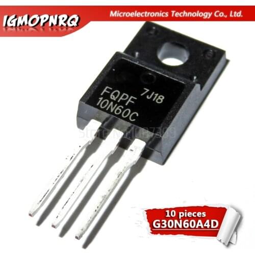 10PCS FQPF10N60C TO-220 10N60C 10N60 TO220 Field-Effect transistor