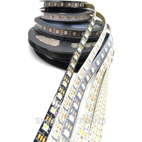 Sk6812RGBW 4in1 built-in independent IC smart driver chip SMD5050 Led pixel strip lamp programming DC5V 30/60/144leds/m