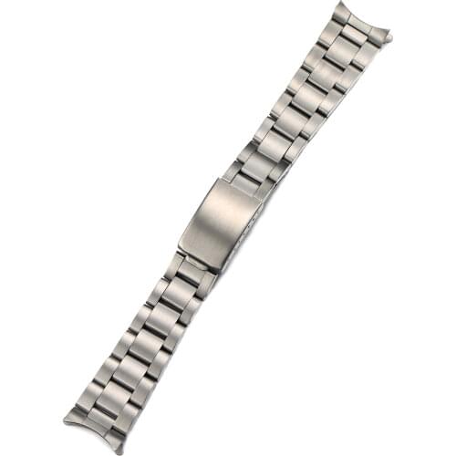 316L Stainless Steel 20mm Brush Oyster Dive Watch Bracelet Band Strap Fit For RLX