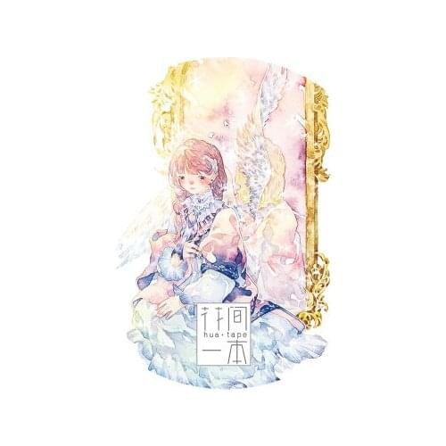 4.3cmx10m Mystery Mirror Girl Paper Masking Tape