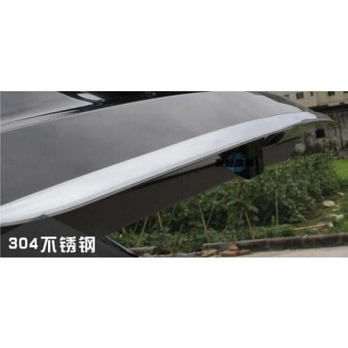 For Hyundai IX35 2010-2015 Rear Door Rear Door Mold Trim Stainless Steel Rear Door Body Coat car accessories