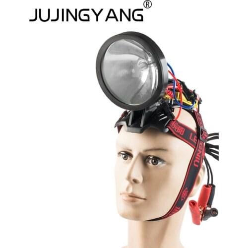 JY-703A 12V DC High Quality Plastic Headlight, Camping Portable Hernia Headlight