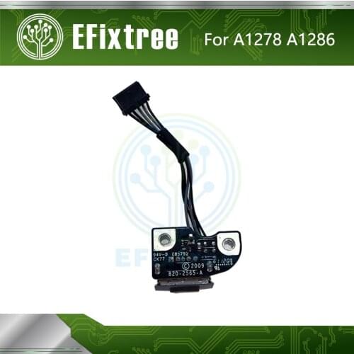 820-2565-A DC Jack Board Cable For Macbook Pro A1297 A1286 A1278 DC Power Jack Board 820-2565-A 2009 2010 2011 661-5217 661-5235