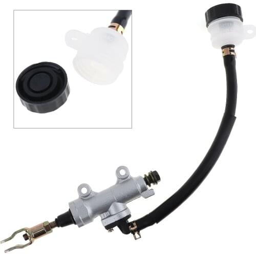 Motorcycle Rear Foot Hydraulic Brake Pump Refit Rear Brake Master Cylinder Pump With Oil Cup for Motorcycle Universal