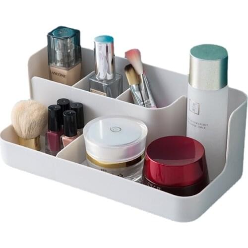 Makeup Organizer Bathroom Storage Box Cosmetic Organiser Office Desktop Make Up Jewelry Storage Box Sundries Container