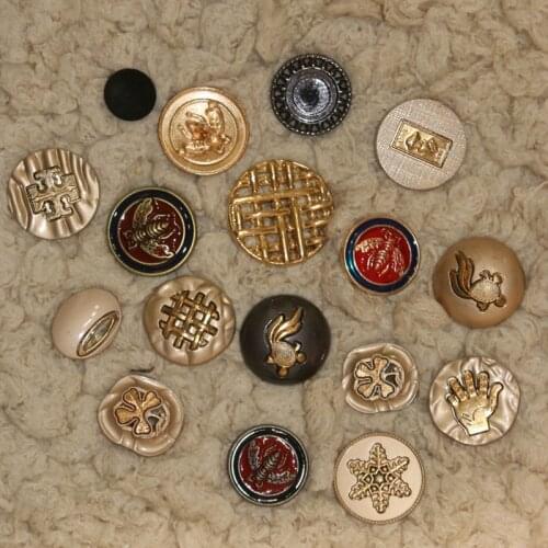 5pcs metal buttons garment coat sewing accessories buttons for clothing crafts