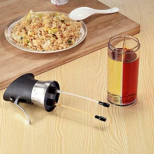 2 in 1 200ml Oil Vinegar Sprayer Spray Bottle Dispenser Kitchen Gadget