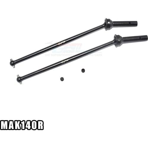 STEEL REAR CVD SHAFT DIAMETER: 6MM -SET MAK140R For 1/8 SCALE ARRMA KRATON 6S
