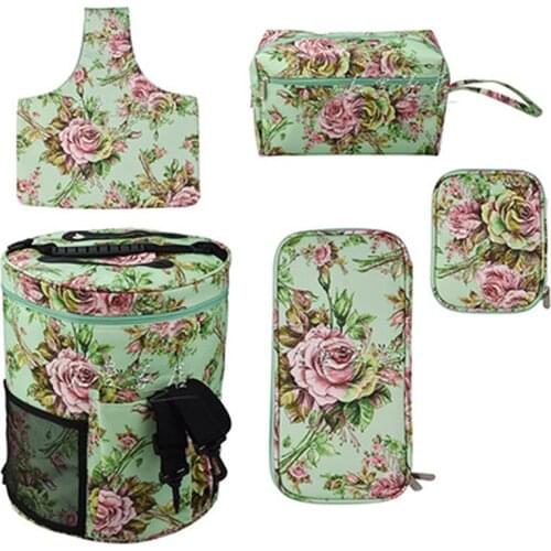 Knitting Yarn Storage Bag For Crochet Hooks Knitting Needles Thread Wool Holder Sewing Kit Knitting Storage Bag for Yarn