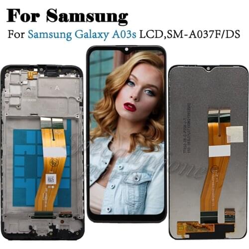 6.5'' PLS LCD For Samsung Galaxy A03s LCD Display Touch Panel Screen Digitizer Assembly Replacement