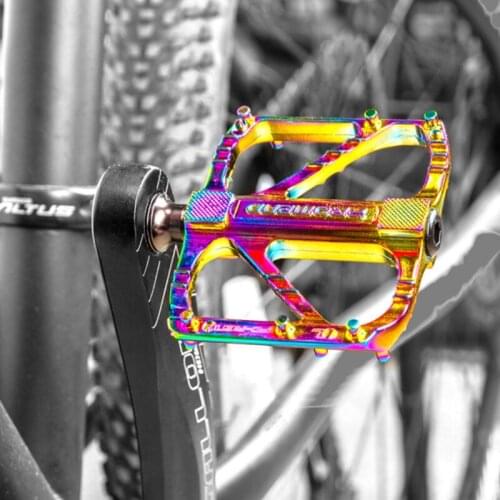 1 Pair Road Mountain Bike Ultralight Non-slip Flat Pedals Aluminum Alloy 3 Sealed Bearings Pedal for MTB Bicycle Dropship